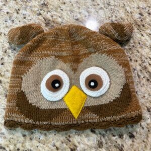 Cute Knit Owl Bird Hat Ski Cap Skull Cap